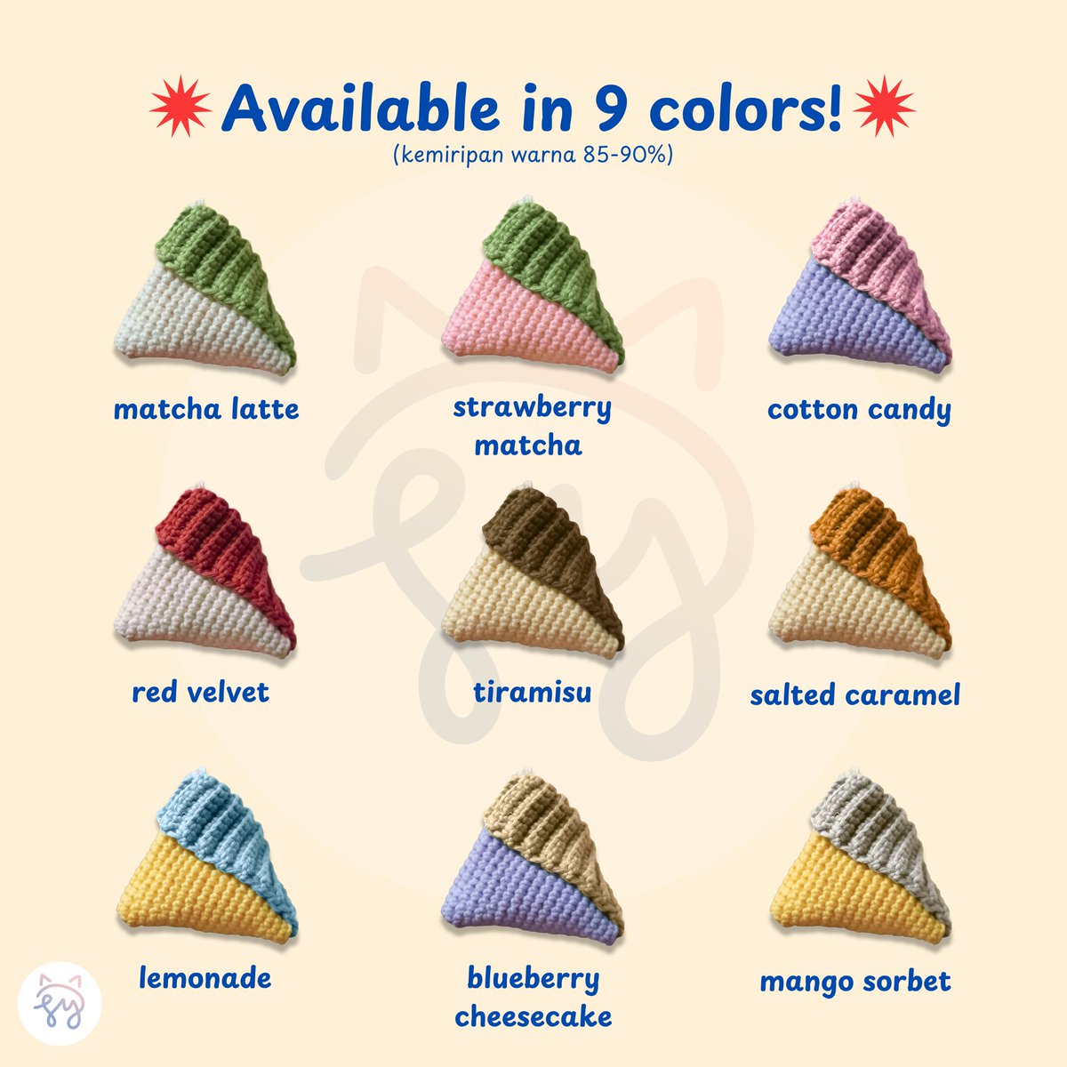 soonwoowu's tweet photo. [RTs &amp; likes are very appreciated 🫶🏻]

✨ Open Pre-Order Crochet Pyramid Pouch 👛

💰 45k (termasuk packing dan admin 🍊)
📏 ± 8×7 cm
⏳ Pengerjaan maks. 7 hari
🍭 Available in 9 colors
(Detail lainnya di pics 👇🏻)

Order di sini: https://t.co/poYUbfil2w

#wts #crochet #pouch https://t.co/k4EBSJ8Djc
