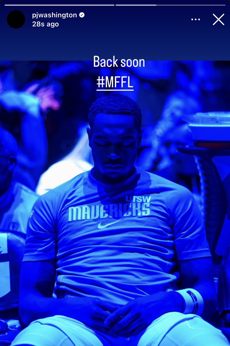 NationMffl's tweet photo. PJ Washington’s IG story https://t.co/OugRH5BAuI