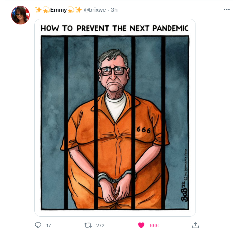 tnance007's tweet photo. @maggiewise111 Plandemic preparedness is a scam. Critiques argue because the gravy train just got derailed and funding stopped. Gates should be in jail end of story.
Ban mRNA.
I agree with Bob. https://t.co/r04rOJeeBb