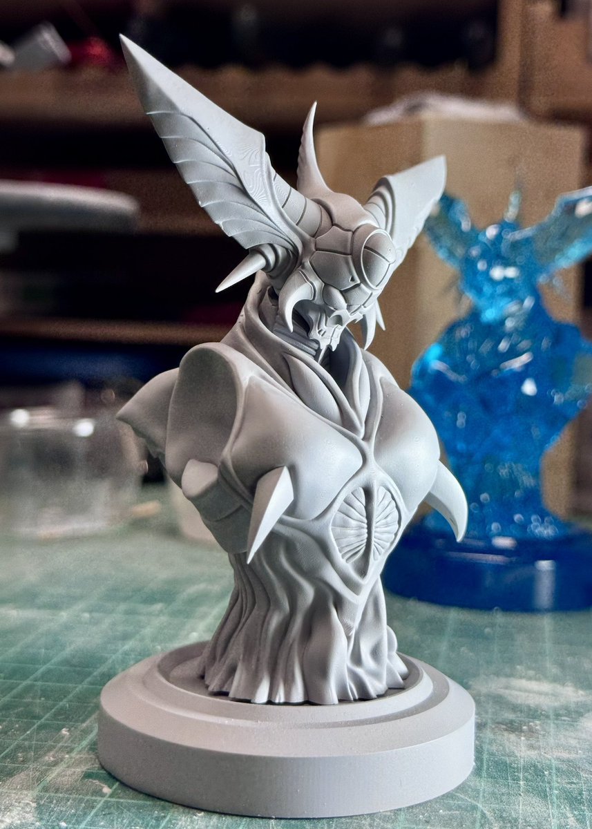 Lazykingex's tweet photo. ワンフェスでの販売許諾をいただきました！
【ディーラー名】Venturous MIX
【出展作品】再販「アプトム・オメガブラスト胸像」
Non Scale 
WF 卓番号：4-25-09
#WF2026S
#ワンダーフェスティバル2026夏
#強殖装甲ガイバー
#VMIX https://t.co/qgcnD4qzKN