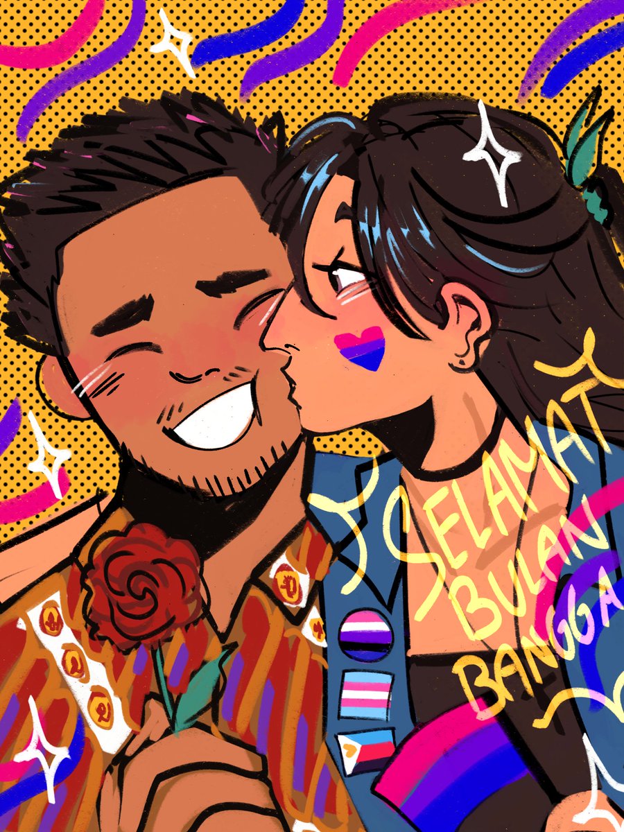 LoverboyFish's tweet photo. SELAMAT BULAN BANGGA !! 🏳️‍🌈 https://t.co/SLy6l4KQor