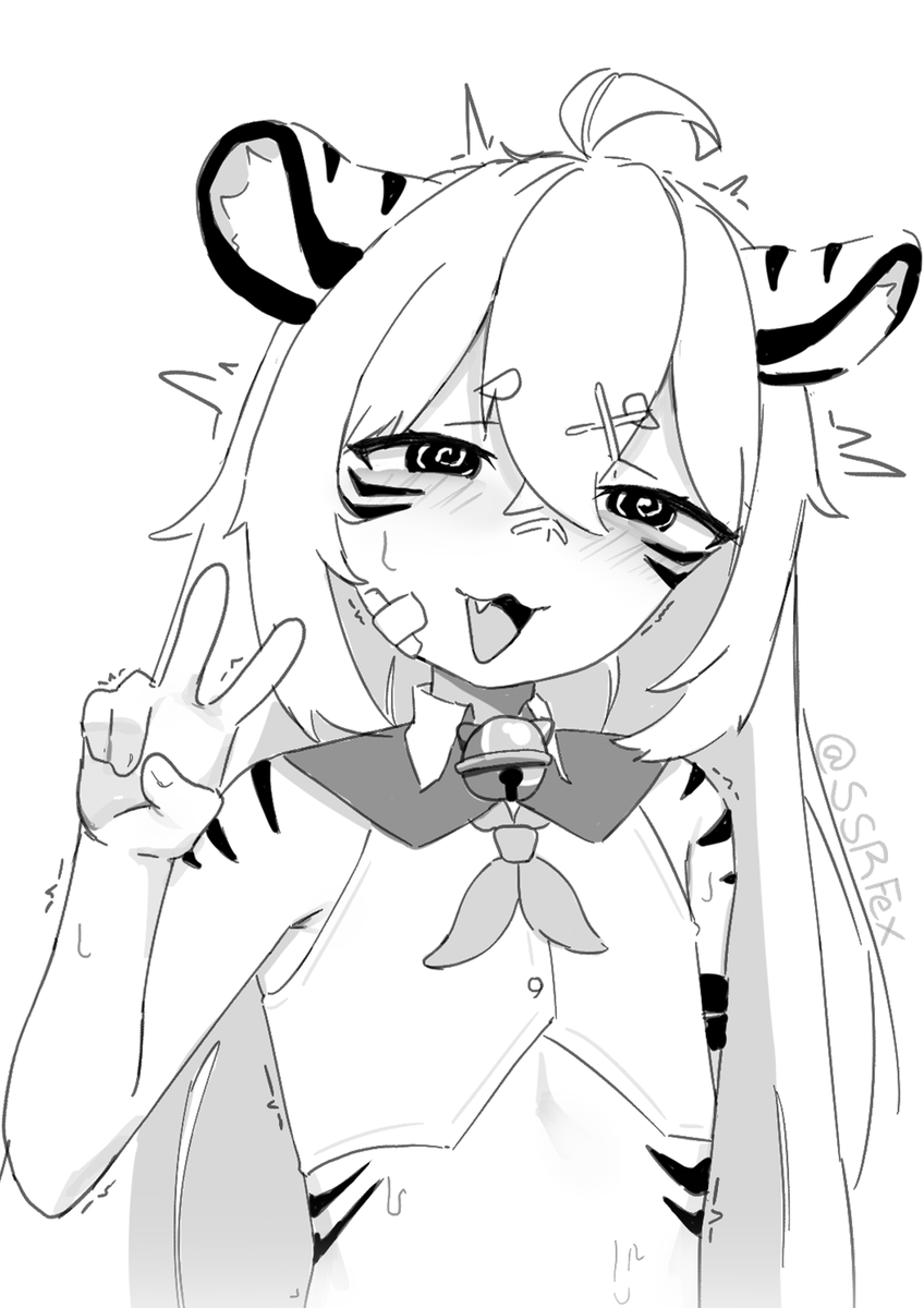 SSRFex4's tweet photo. Silly tiger (ᇴ‿ฺᇴ) #TaigArt https://t.co/mGxKcdXGea