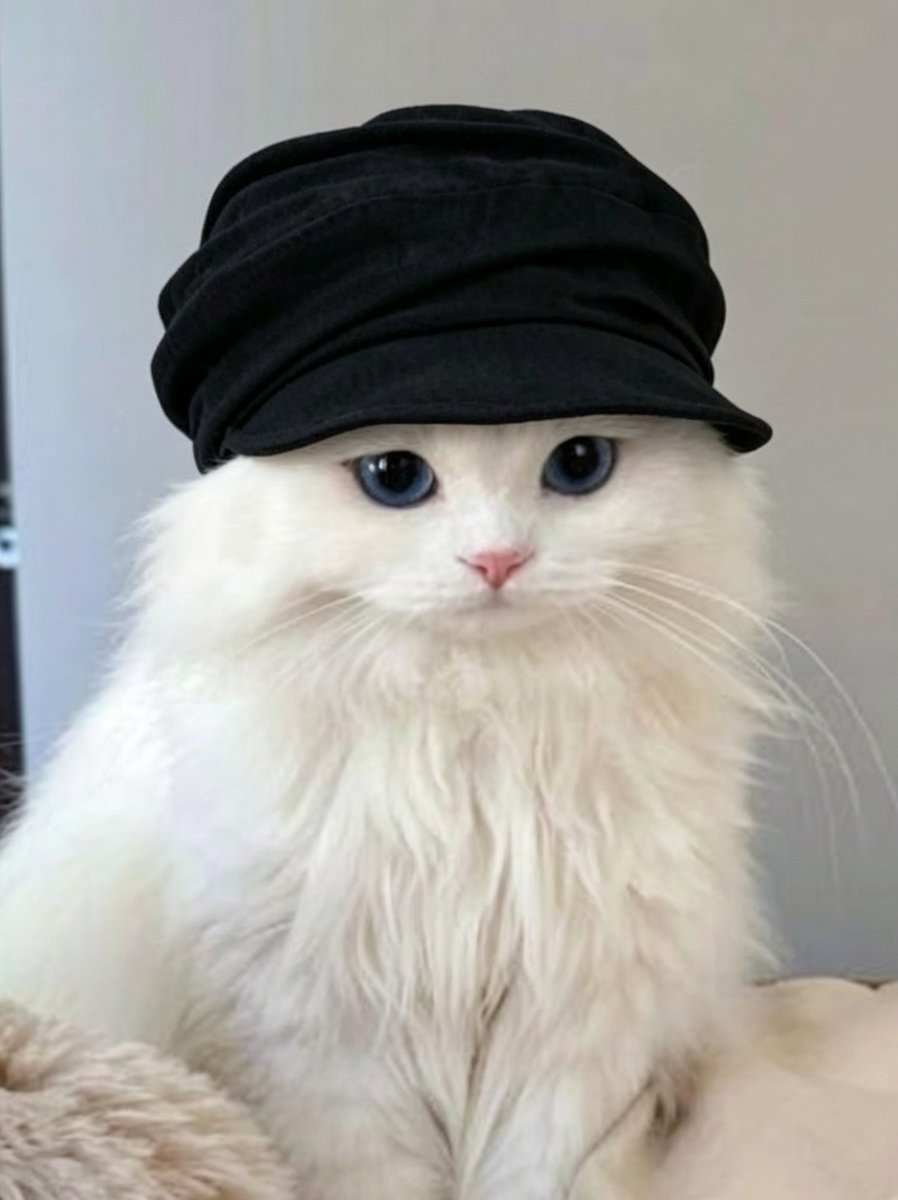 imhirayaliu's tweet photo. anxin in his own styling. my cat is so pretty! 🤍 https://t.co/eQ4rRDpzPm