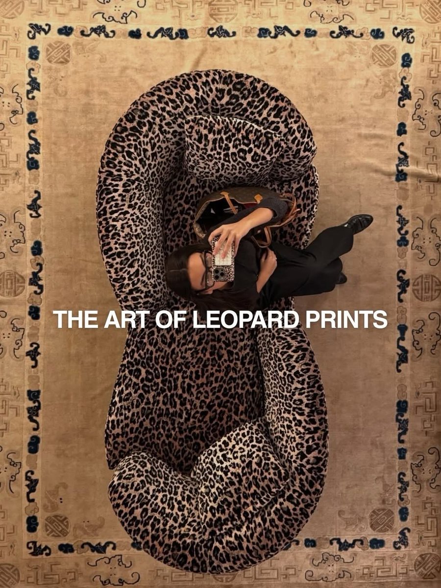 miss_spaceage's tweet photo. The art of leopard prints 🐆

Leopard prints have a rich history that goes back many decades. In the 1920s, it started out as a luxurious and exotic symbol for the wealthy. Later, it became incredibly popular in the 1930s. Interestingly, the original ... https://t.co/wGwzG5CjsC