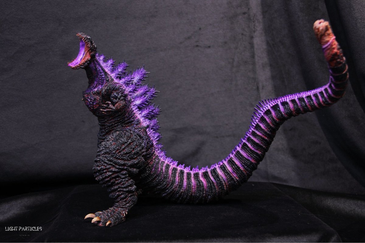 LightPartSt's tweet photo. [Personal Paint Work] ゴジラ（2016）ガレージキット

一番賞 GK version. Awakening colors.
Part 1 sharing~

Sculptor: @otaka0927 
Painter : Light Particles Studio

#ShinGodzilla #正宗哥吉拉 #哥吉拉 #真哥吉拉 #哥斯拉 #Godzilla #ゴジラ #シンゴジラ https://t.co/1AFBlycpe2