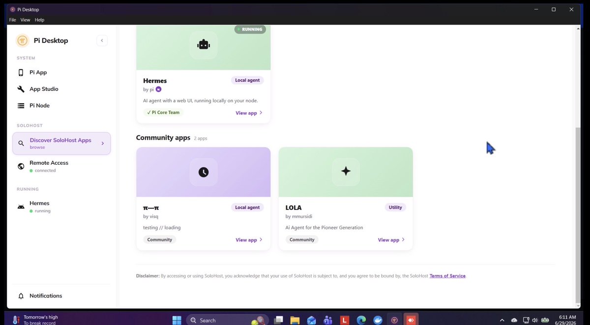 JenniferIssam's tweet photo. Pi desktop new update
#PiNetwork #Pi2Day2026 #PiCoin #Crypto #AI #Web3 #Blockchain #PiNode #KYC #PiVerify #SoloHost #DigitalIdentity #DistributedComputing https://t.co/SjoH2Kl9vP