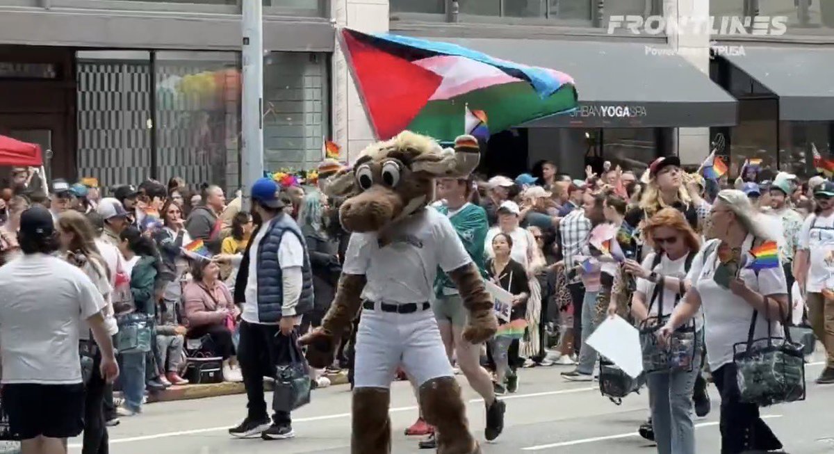 libsoftiktok's tweet photo. A trans Palestine flag

Who wants to tell them…

Don’t go near any rooftops! https://t.co/qll1JfHcIh