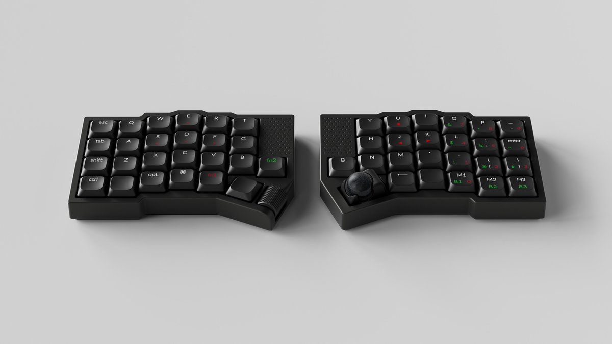 stufflistings's tweet photo. Gadget of the day.

A split keyboard with a trackball, a scroll wheel, and scroll pads built right in, so you never have to reach for a mouse. It's magnetic, snaps in half for ease of carrying around.

The Keychron Orca Echo... https://t.co/xK1FD0VoHd