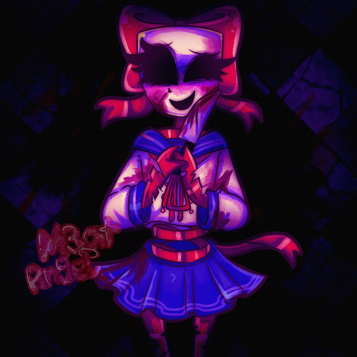 m3atangel's tweet photo. MOREEE YANDERE GANGLEEE!!

#tadc #tadcgangle #theamazingdigitalcircus #gangle https://t.co/MiMUb3fWZE