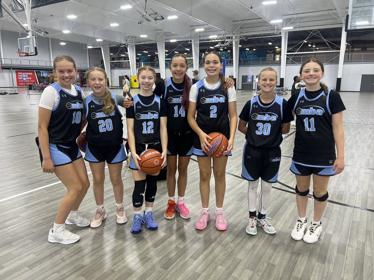 RossWillick's tweet photo. That’s a wrap for Brynnley’s spring / summer AAU season with @M_B_A_Bball, playing at @nooksports. She had a great experience and plenty of work to keep putting in.  Dream Big. Work Hard. Be Humble. https://t.co/tZ6UFXxY1f