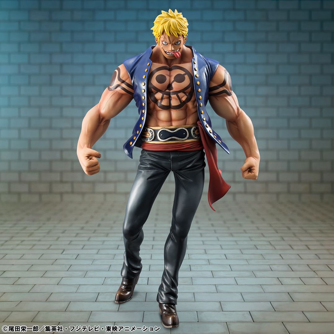 OPMerchandise's tweet photo. MegaHouse Portrait of Pirates Sailing Again Bellamy the Hyena (Limited Reprint Edition) has been officially announced!

🇯🇵: January 2027

#OnePiece https://t.co/QJrucihO7F