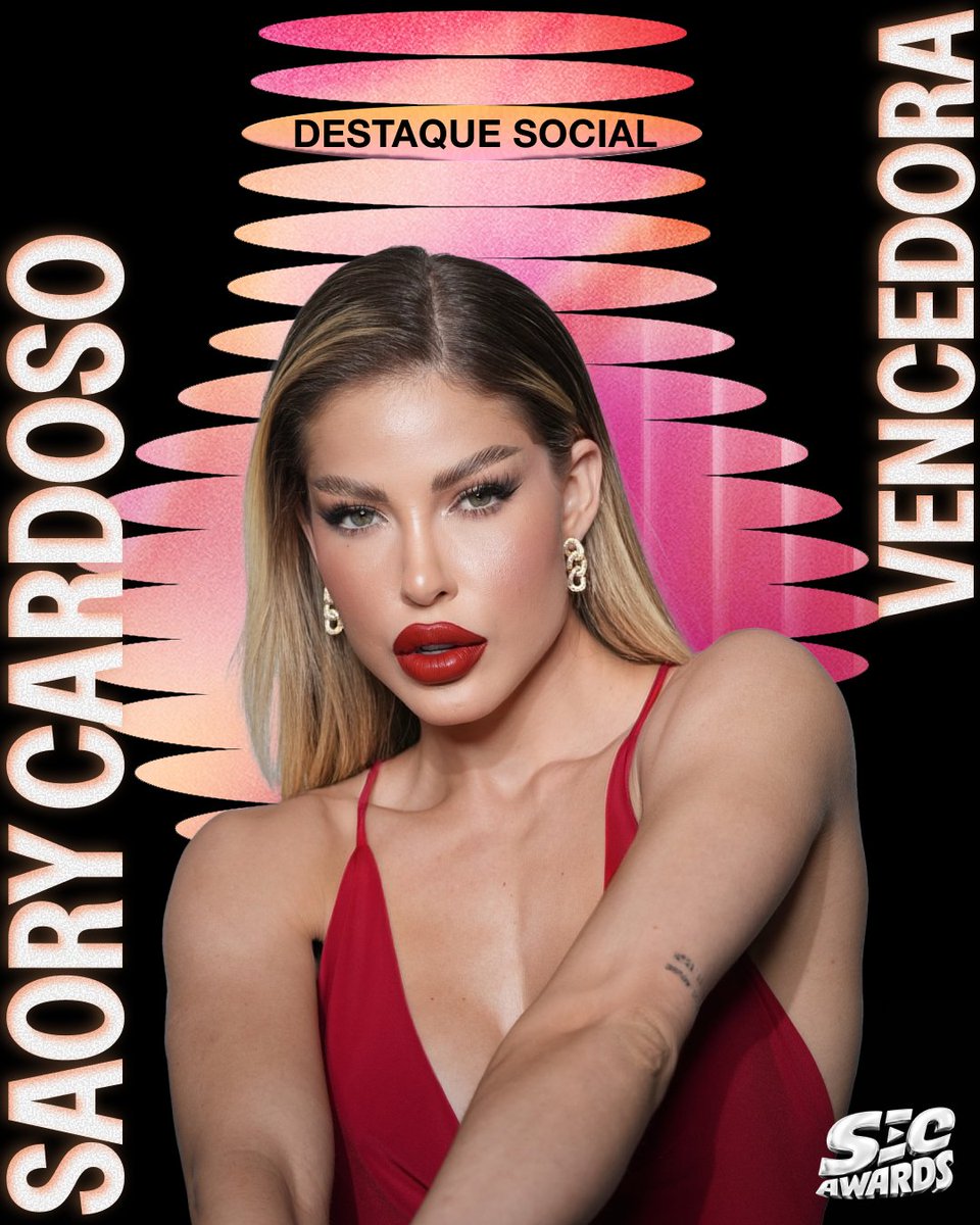 qgsadu's tweet photo. É DELES!🏆✨

A Saory levou a categoria “Destaque Social”, mostrando o tamanho do impacto e do carisma que ela tem.🩷

E o Dudu consagrado como a verdadeira “Estrela em Reality Show” 2026! Ninguém entregou mais entretenimento que ele. 🔥

Os dois mereceram demais!🥹❤️ https://t.co/vssHpI9NZa