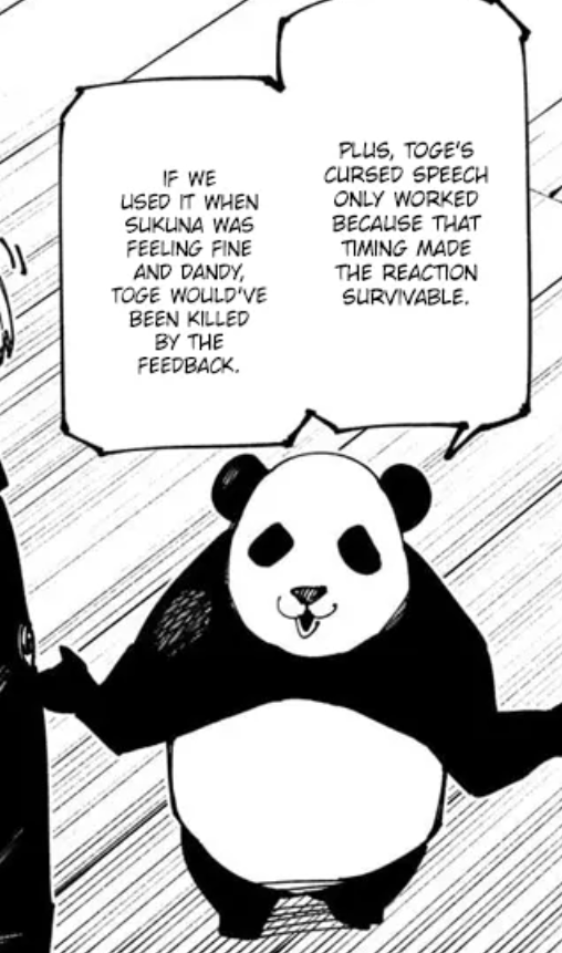 SilverStrike76's tweet photo. @QingBZ If we're expecting Yuta to go in blind, then so should Mahito, which means Mahito would not be able to protect himself against cursed speech. The backlash from cursed speech is determined by the difference in cursed energy/strength, so Yuta could possibly just command "die". https://t.co/mXiiQlR1jY