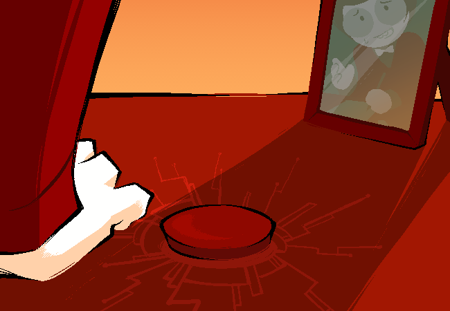 Pyremaid's tweet photo. The only thing jane having next to her BLAST IT ALL button being a picture of tavros makes me so unbelievably depressed https://t.co/9ayNeYauFY
