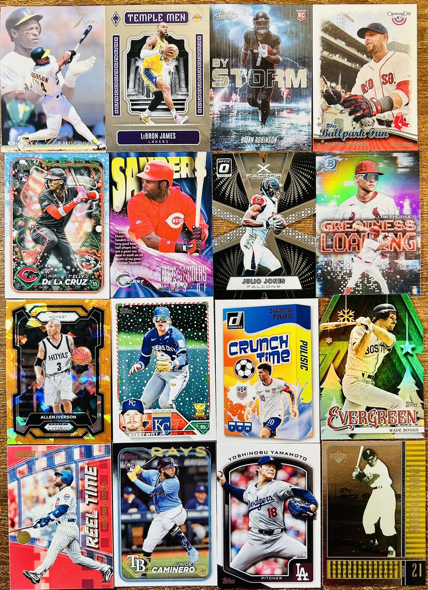 Thegadd25's tweet photo. Back to it! 😄💪🏼

Consignment Night is here, and boy does it have some amazing cards! Mixed in some of my dollar cards as well to make up for yesterday 😉 Let’s roll!!

$1 per-

#GaddStacks Night 6 https://t.co/IDyVsKjJTy