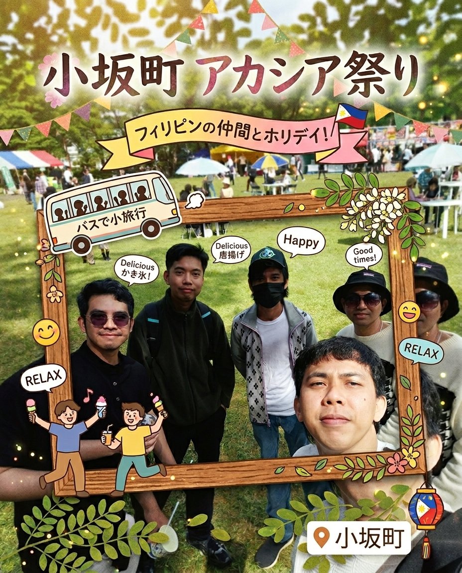 87tetu's tweet photo. 仕事では毎日日本語を使う二人
日本語がわかるようになると
二人の「鹿角ライフ」がより楽しく
できることもぐんと広がります。

#柳澤鉄工所
#かづのん
#鹿角市
#高度外国人材
#フィリピン
#鹿角ライフ
#移住生活
#外国人雇用
#アカシアまつり
#鹿角日本語教室
#ホリデー切符 https://t.co/pc69xe3hV9