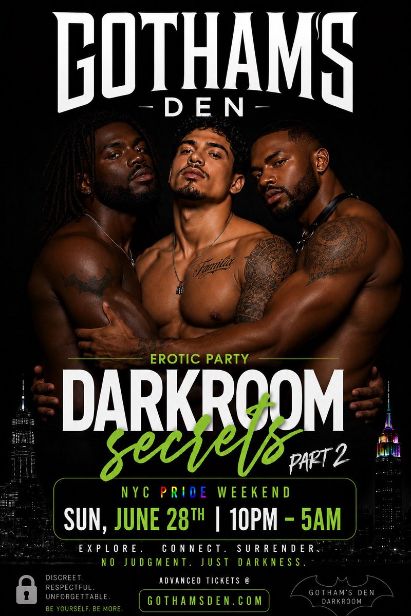 GothamsDen's tweet photo. Over 500 sexy men last night at Gotham! Great turnout &amp; crowd! We’re running it back again tonight! Tickets on sale now or buy at the door! 

See you soon 😈 https://t.co/8nn2st1hUC