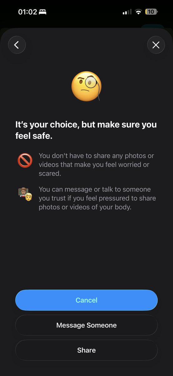 MarijuanaHippi's tweet photo. When I click im sure and share if still doesn’t show my image ?!! HELP https://t.co/We0fvJiNWg