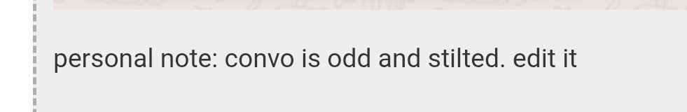 Sol_Artsy's tweet photo. the risk of you ever finding an ai prompt in my fic is zero but the risk of you finding my notes that id forgotten to edit out? very high https://t.co/kxBxiGl0H3