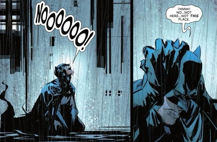 B4TMANSBFF's tweet photo. been collecting panels of bruce kneeling in the rain and they just keeping getting progressively more and more depressing https://t.co/AZOQwHsoKE
