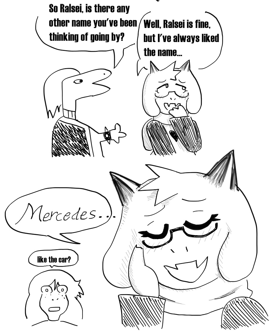 blekiscool's tweet photo. deltaslop what if ralsei was girl https://t.co/Zg5lscq8m6
