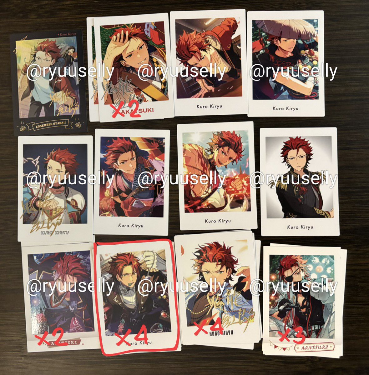 ryuuselly's tweet photo. พร้อมส่ง อันสึตะ คิริว Kiryu | ขอรูปเพิ่มเติมได้ทางdm *รบกวนเมนชั่นก่อนนะคะ

พลล PA  (บางเวอร์มีหลายใบตามตัวคูณ)
กรอบแดง ใบละ 20
ไม่มีกรอบ ใบละ 15

📦ค่าส่ง ลทบ35 ems45
#ตลาดนัดอันสึตะ https://t.co/wpVKezDXry