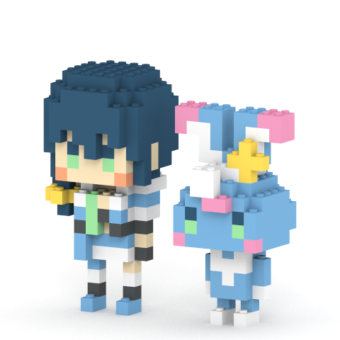 公式】ミタクルブロック@2Dイラストを3Dブロック化 (@mitacleblock