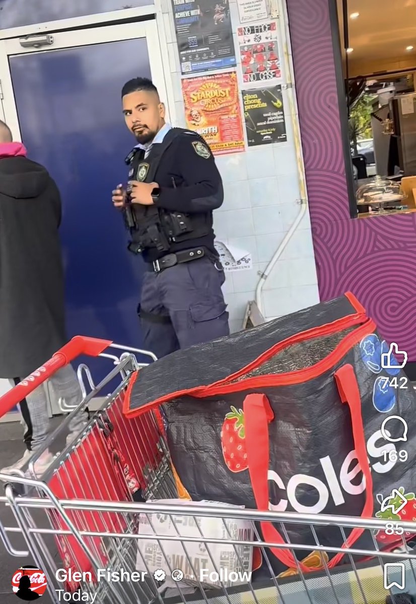 lily20087360's tweet photo. This NSW police officer assaulted a homeless guy in Penrith for no reason. His female partner didn’t try to stop him. Both should be charged with assault and lost their jobs. 
DEI is not working. @ChrisMinnsMP @AlboMP https://t.co/eK0g7VB2di