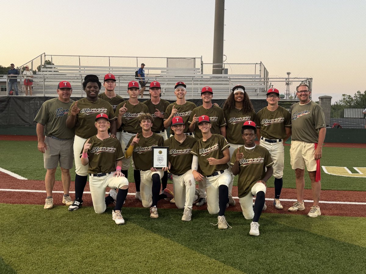 Tupelo49ersBSB's tweet photo. G20
17u Niners 8
Post 555 Brookwood, AL 7
WP: Bobo
MH: Gann 3
2B: Gann
HR: Decker Phillips

G21
17u Niners 8
Post 555 Pelham, AL 7
WP: Decker
MH: Gann
3B: Hardin
HR: Gann
17u Niners now 16-4 &amp; are champions of the Americas 250 Anniversary Classic
#Niners⚾️🔴🔵 https://t.co/pn8LQMhLyd