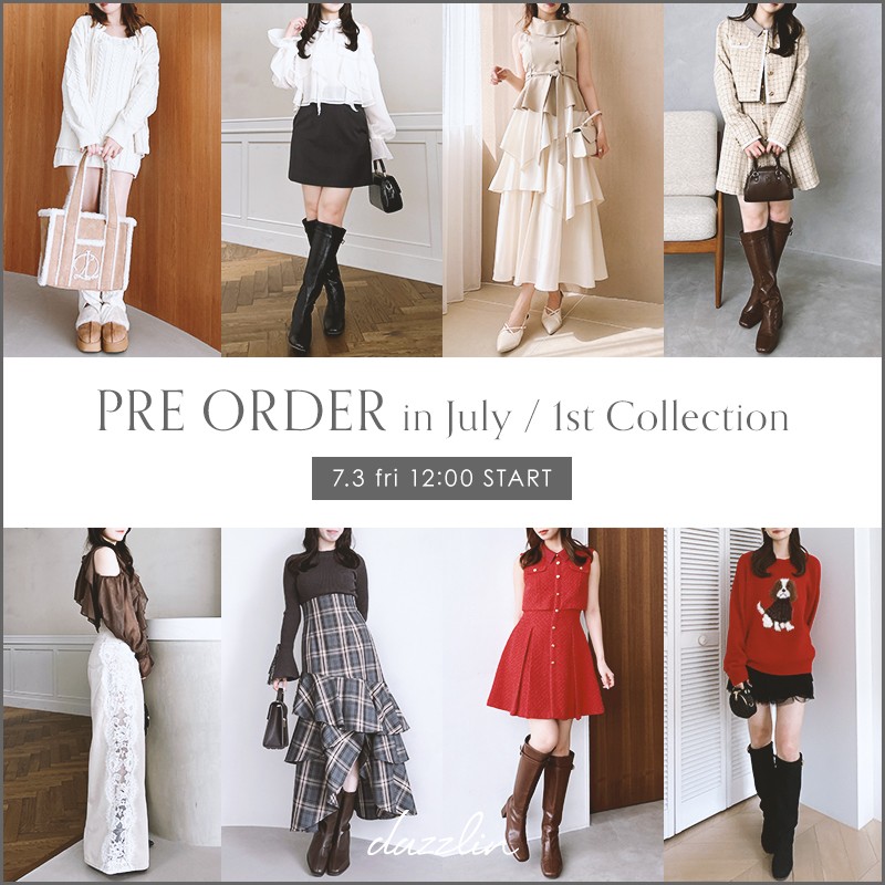 7/3(fri) PRE-ORDER START🔖 ────────────── 7/3(fri)12