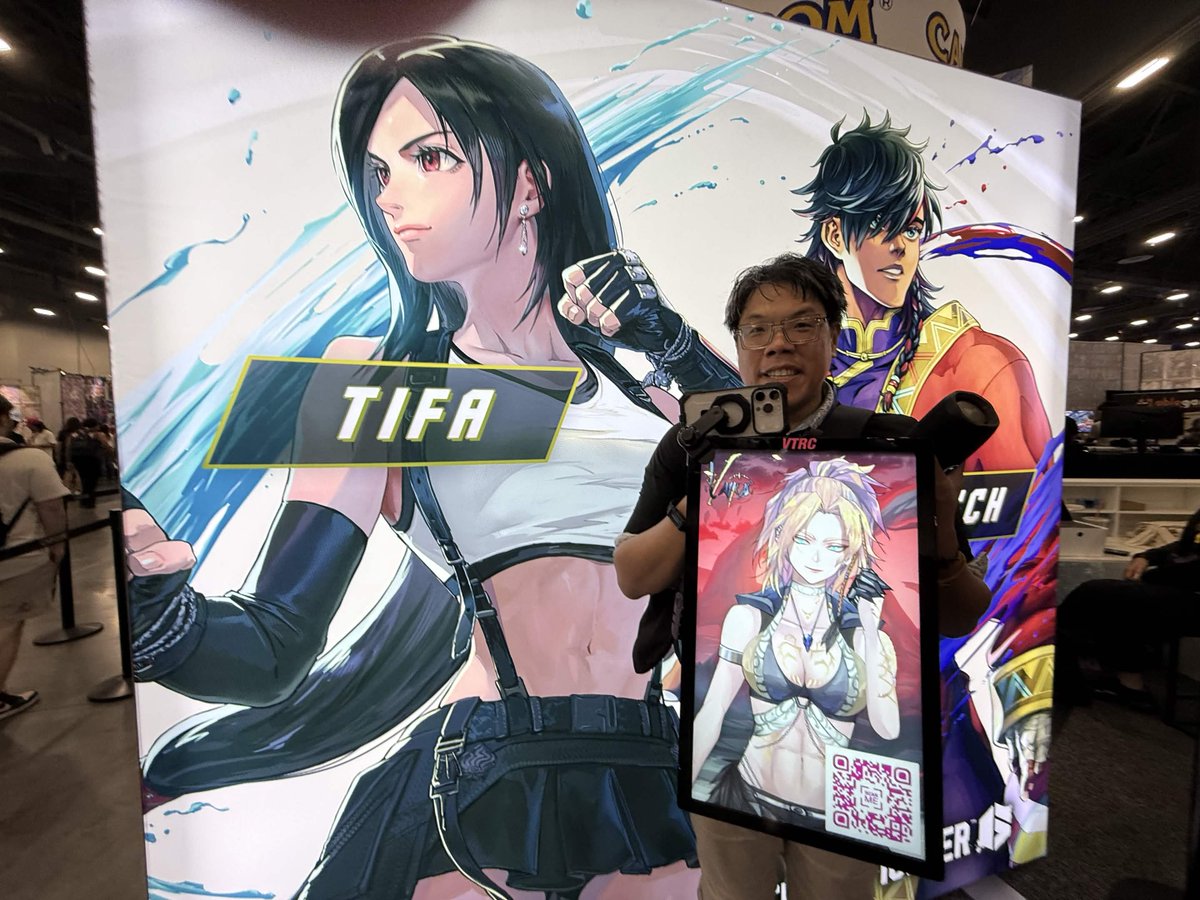 VaikaVT's tweet photo. I am BUZZING off my Virtual @Evo trip!
My handlers took me to see SO MUCH, gotta show some footage to the Ferals.

I cannot tell you how WILD this was for me, it's like I was there. 
Huge props to the @The_VTRC team for making this once in a lifetime experience happen for me 🫶 https://t.co/myKiUwOPCh