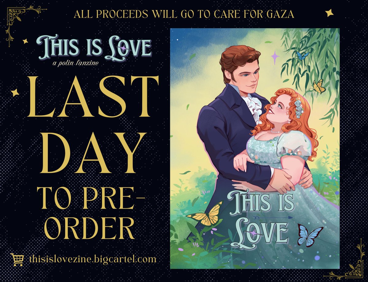 polinzine's tweet photo. One day remains before preorders close. ๐ฆ๐
As the evening draws near its final hours, the ballroom doors will soon close for the season, so if you've been waiting to accept your invitation, now is the time to join us.
#bridgerton #polin #bridgertons3 #zine #fanzine #bton https://t.co/IQCrlhGSjQ