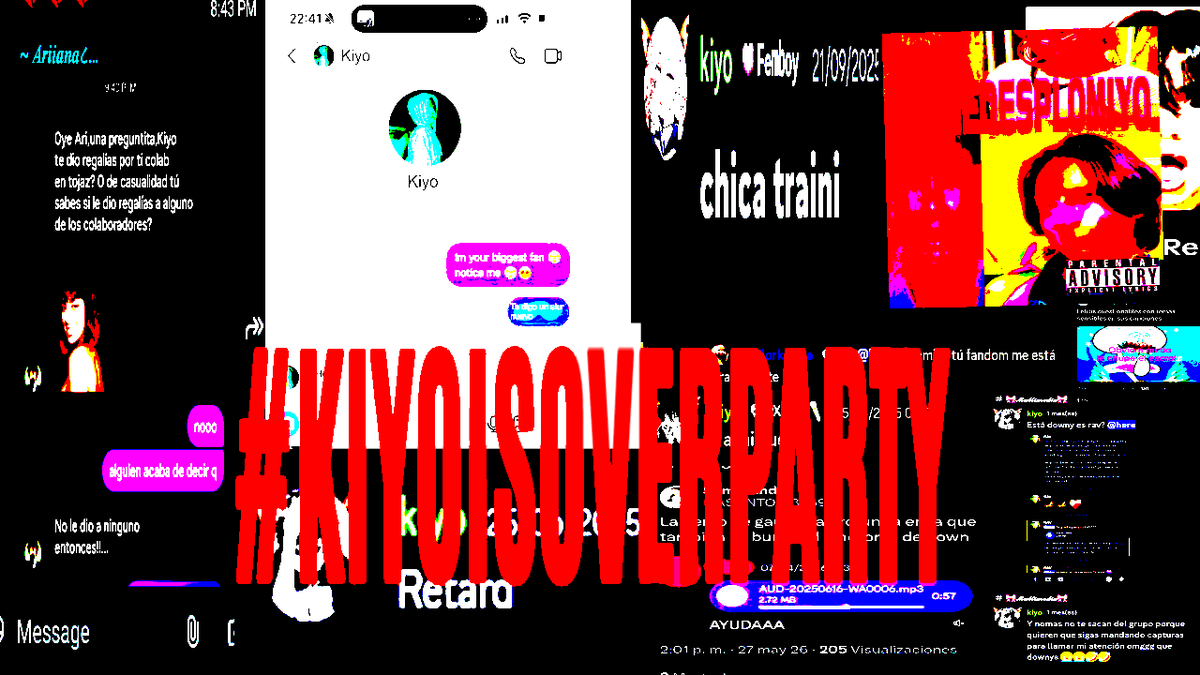 TeriFemmin's tweet photo. Anyways chicas ya salio mi diss track hacia kiyo porque el es una persona de mrd #KIYOISOVERPARTY https://t.co/cnuVlBNwzI