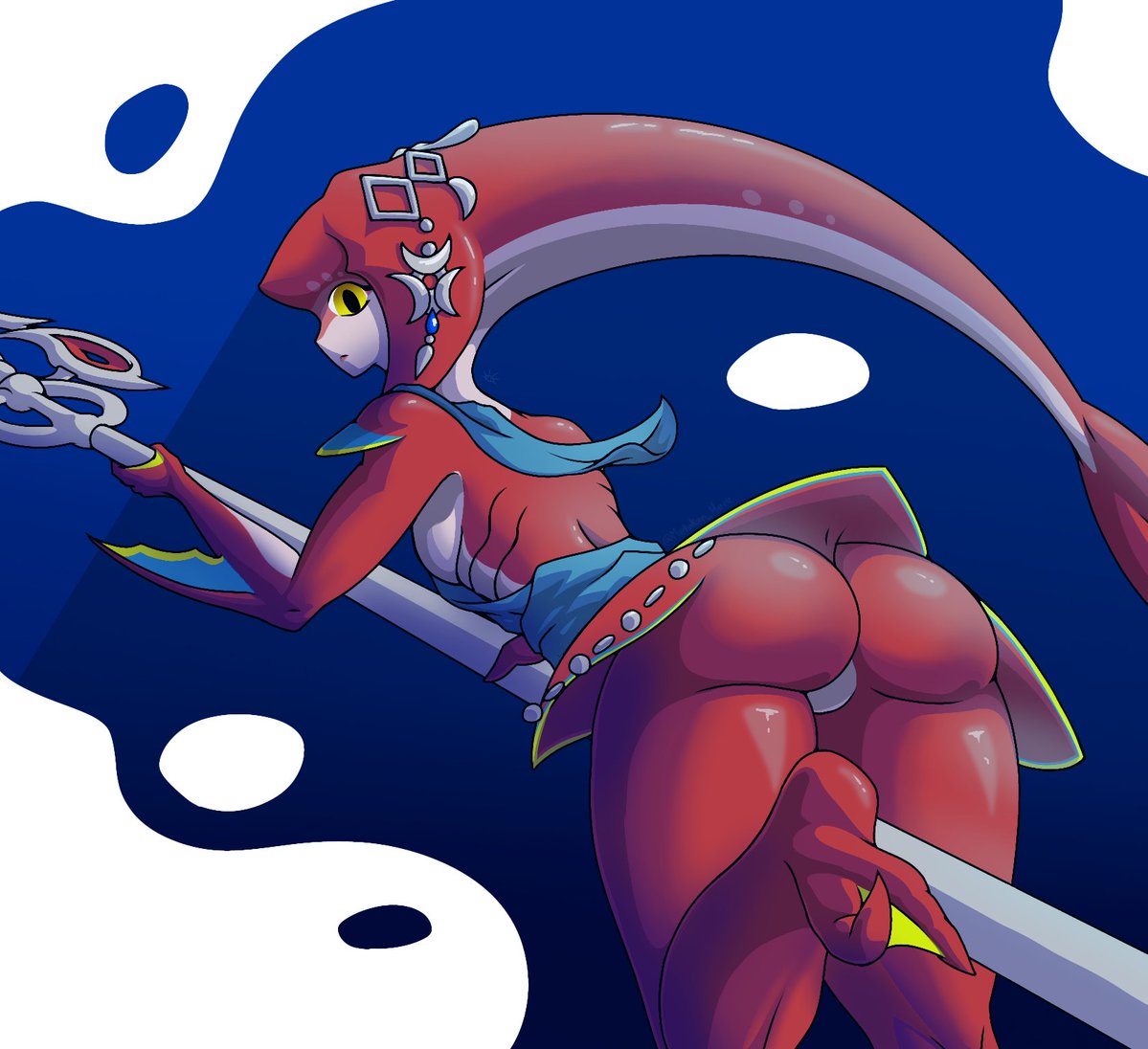 Miphakoon_here's tweet photo. My favorite fish 🐠♥️
.
#mipha #botw #fanart https://t.co/yQezVjFXXz