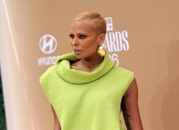 HelloBeautiful's tweet photo. Eva Marcille with the short cut is BACK! And we're GAGGED! 😍😍

#BETAwards2026

📸: Getty https://t.co/FbkpekwVCV