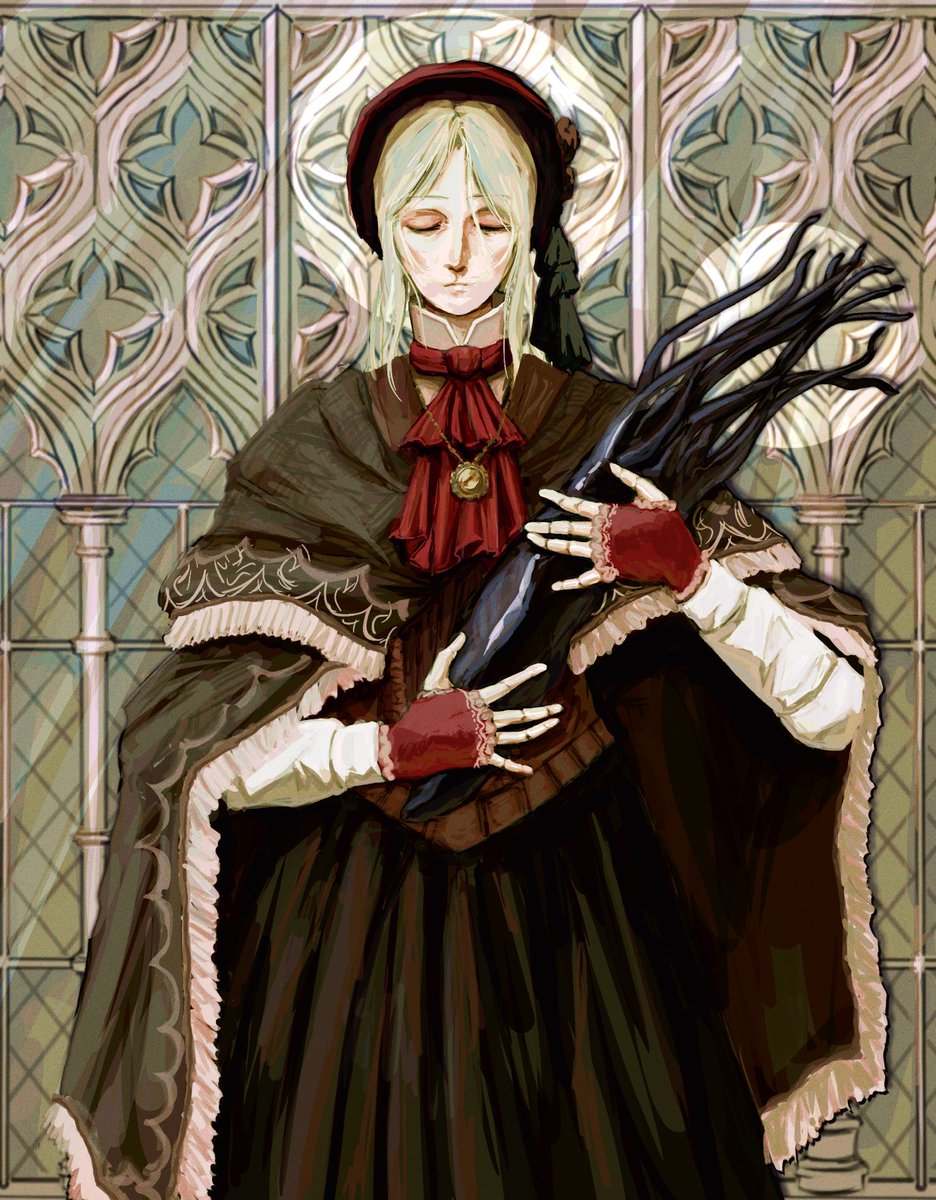 clozaphim's tweet photo. #bloodborne redraw https://t.co/kWfhg3UwXv