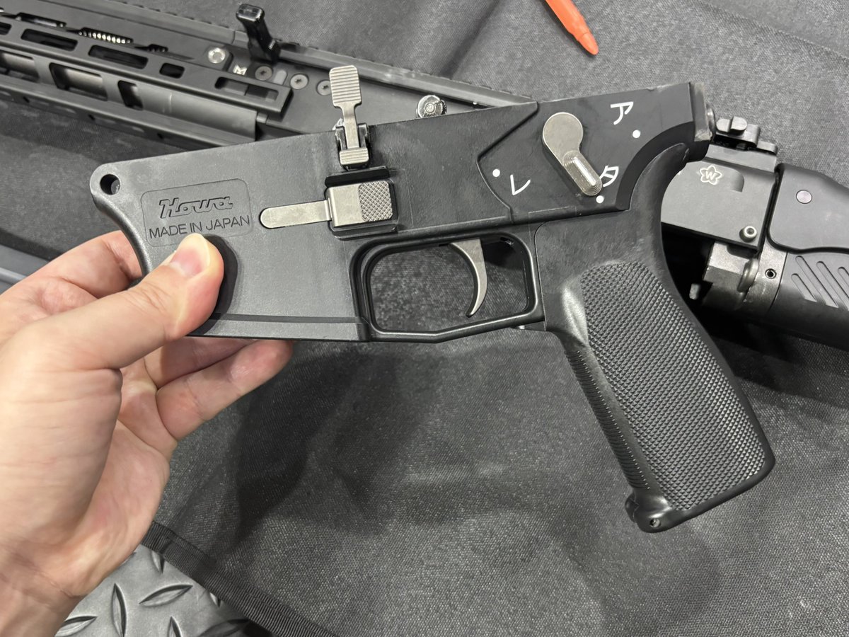 kaito_airsoft's tweet photo. 撮って良いですよ〜ってことで撮らせてもらったメカ部😊 https://t.co/nC5oQtaHD2