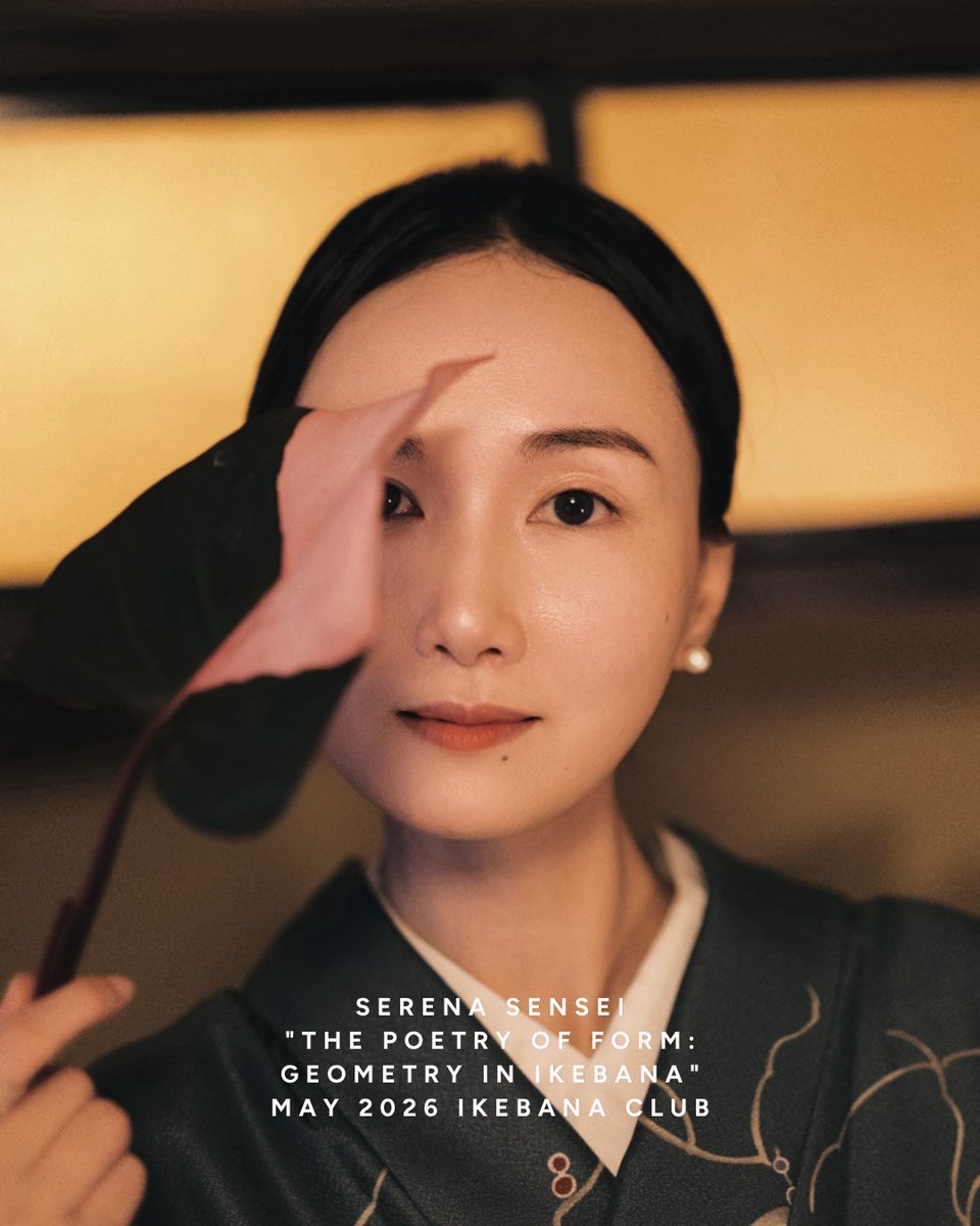zenwithserena's tweet photo. 14 June | 2 Places Remaining
Ikebana Workshop at Somerset House

Studio Seren marks the beginning of our Spring–Summer ikebana gatherings, a slower morning of flowers, seasonality, and reflection shared together.

An invitation to share with yourself, or a loved one… https://t.co/D33se7oONw