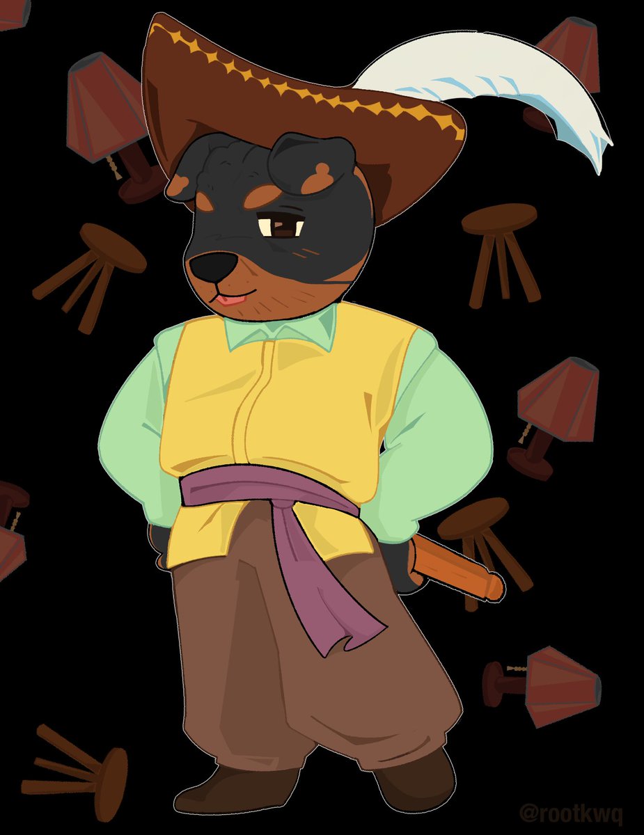 rootKwq's tweet photo. Made a fursona for Clark….🪑 Thinking about was like describing a do- wait a minute #backrooms https://t.co/U4D3yvkg5Y