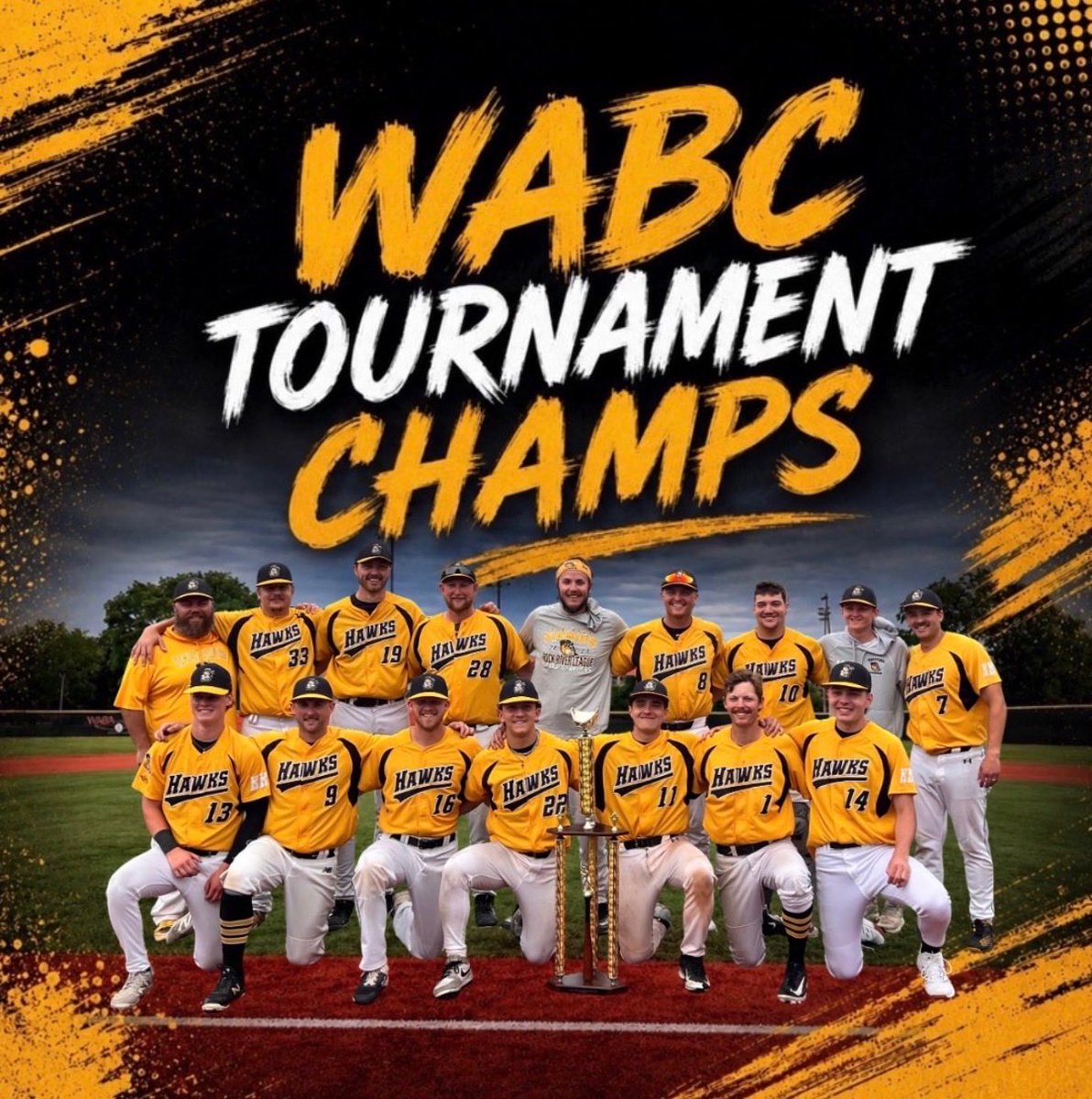 Hartford_Hawks's tweet photo. 2026 WABC Tournament Champs! 7-5 semi final win over Milwaukee Beavers and 8-7 championship win over Sheboygan. @zb_brew8 walk off single to end a wild game. #GoHawks https://t.co/g04t5AG468