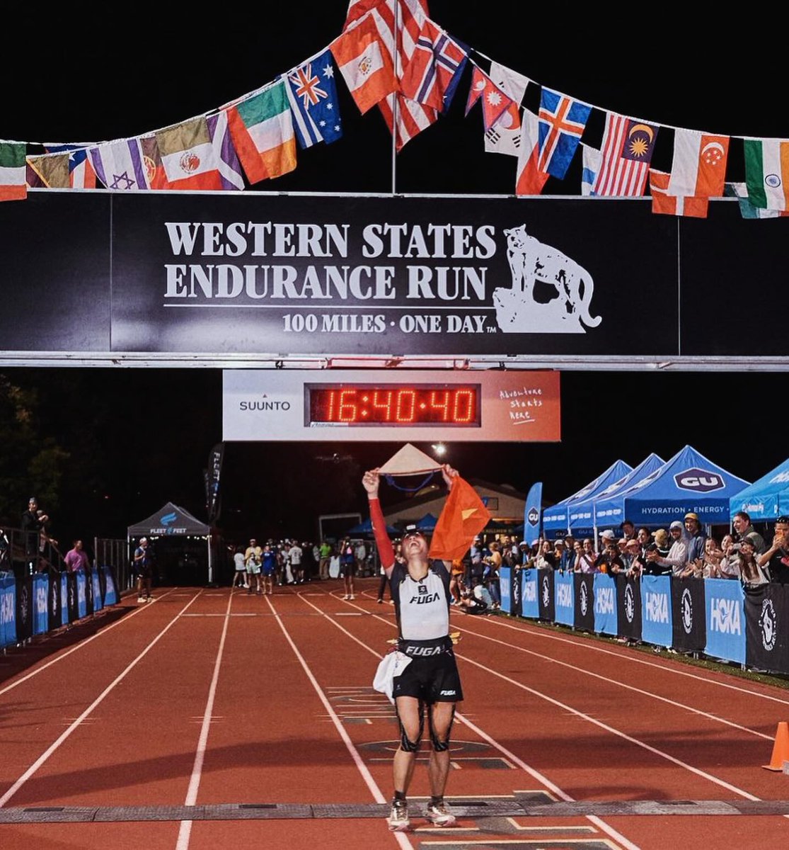 nitecorelight's tweet photo. NITECORE athlete Hau Ha @hauhatrailrunner returned to Western States 100 for her second year and delivered a breakthrough performance.

She finished in 16:40:38, took 9th place in the women’s field, and ran a new personal best.

photo credit @kailasfuga @irunfar

#NITECORE https://t.co/yLZr2nezUN