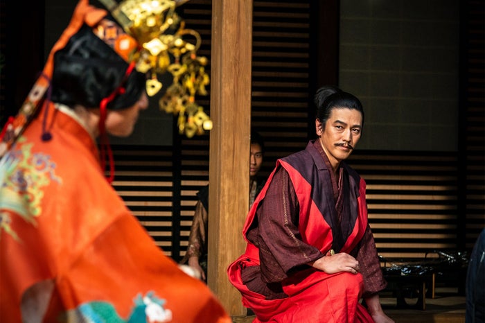 modelpress's tweet photo. 大河「豊臣兄弟！」本格登場話題
長宗我部元親役の“正体”に驚きの声
https://t.co/X2swV1tWcu

[Alexandros]のベーシスト・磯部寛之が元親役で登場。能の披露に加え、土佐弁での長ゼリフもあり「抜群の存在感も納得」「演技がお上手でビックリ」と反響が集まっている。

#豊臣兄弟 @nhk_toyotomi https://t.co/8eUu9tkGC0