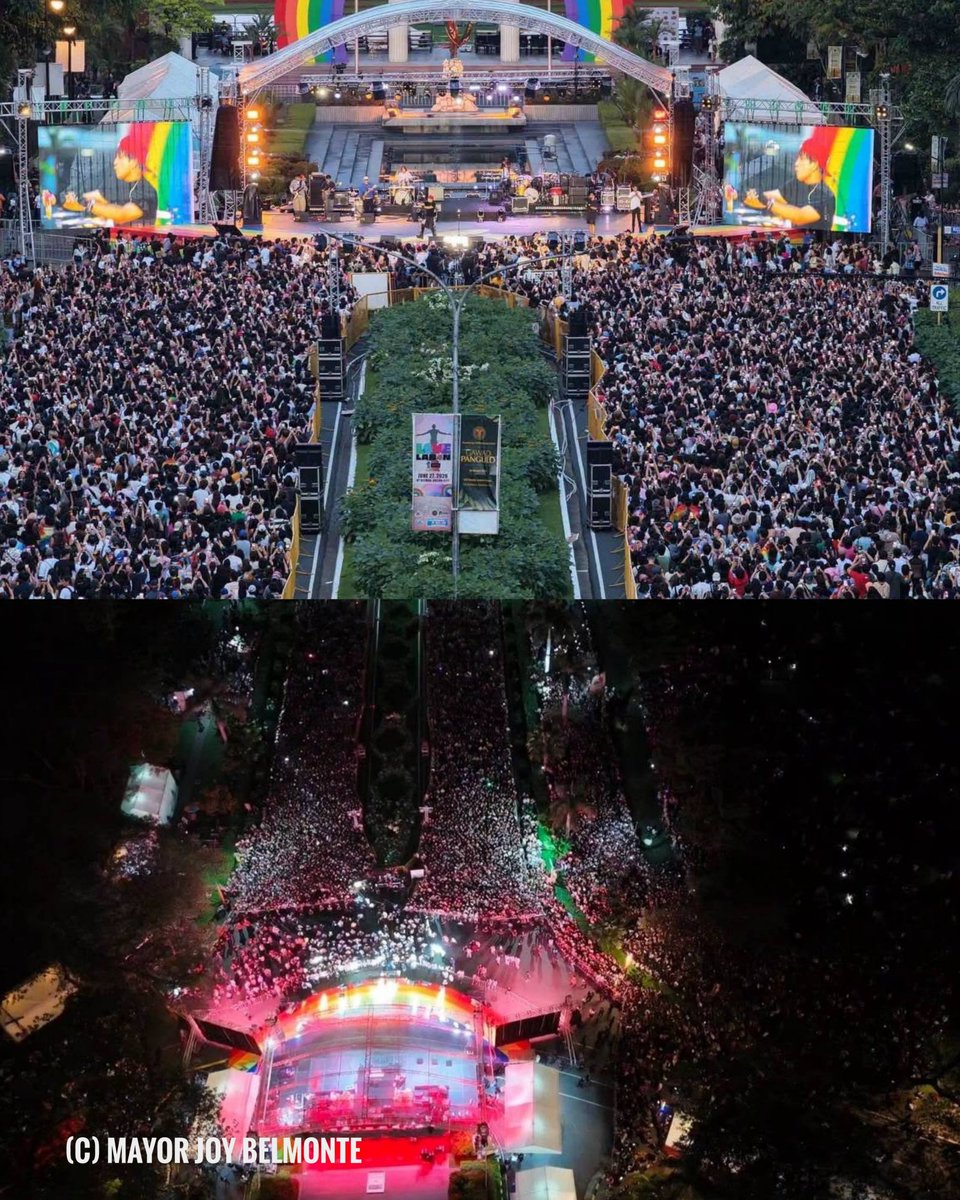 philconcerts's tweet photo. 300,000 attend Love Laban Pride Festival at UP Diliman, largest in Southeast Asia. https://t.co/KHL2tGM4QI