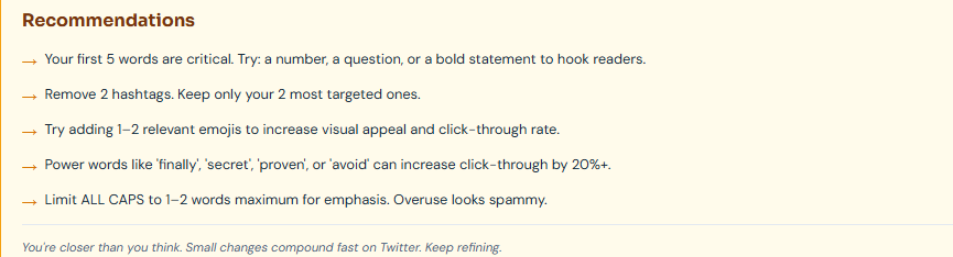 TweetPredictAI's tweet photo. Been working on refining the tool!  https://t.co/BxDpxOtbQv https://t.co/M7CsCPKkqT