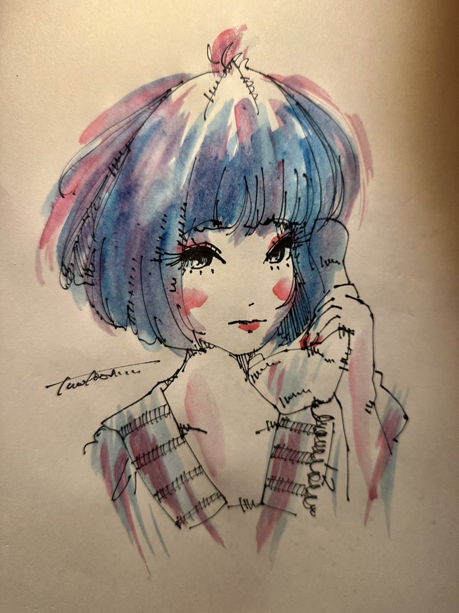 tt59z12's tweet photo. #yoshitakaamano #天野喜孝 #スケッチ #ファッションデザイン #finalfantasy #Illustrator #イラストレーター #イラスト #nftart #banksy #絵 #drowning #鶴田一郎 #ドローイング #奈良美智 #水彩画 #鳥山明 #penart #ファイナルファンタジー #watercolour #ファンタジー #草間彌生 #アトリエ #美術 https://t.co/BSD4vW6hkR