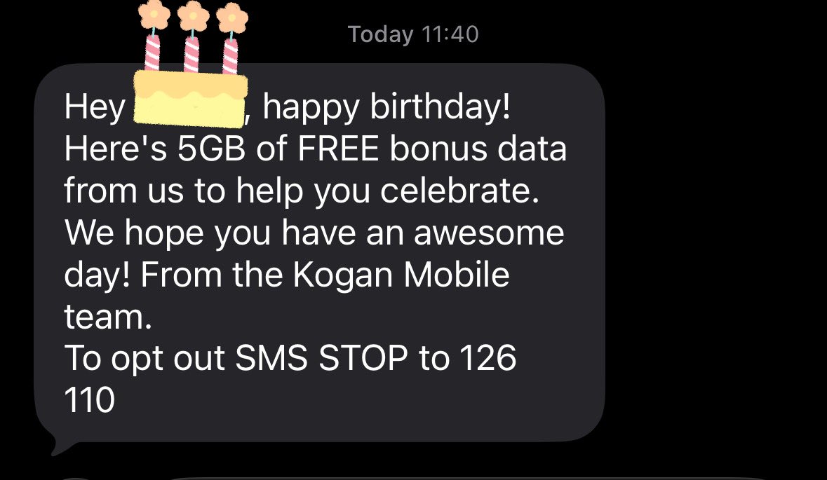 YanW98's tweet photo. 18/20 Birthday wishes I’ve got today were from companies I’d signed up with. That’s my life in AU. Still feel grateful tho https://t.co/9Lg1OvrsTL
