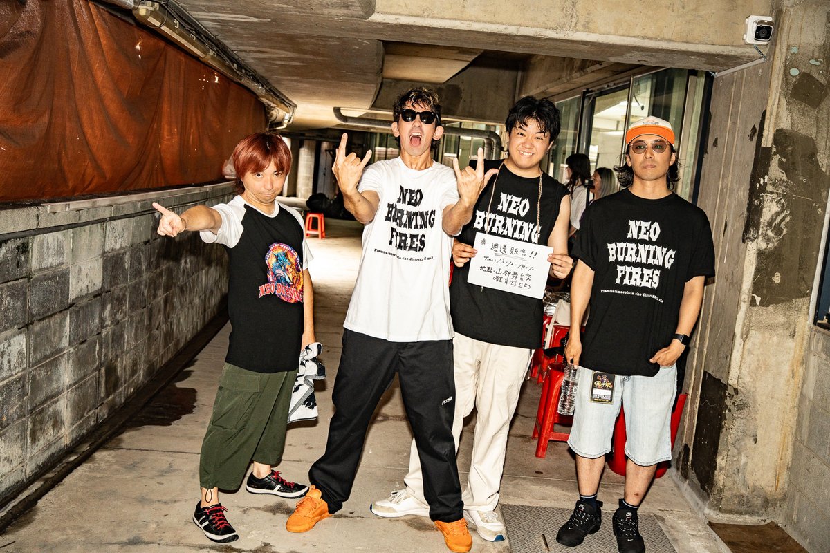 Neoburningfires's tweet photo. 風神祭，真的太棒了！🔥非常感謝大家的支持，讓我們順利完成了在台灣的第一場演出。
台灣的大家都擁有一顆熱血沸騰的 BURNING HEART！🔥🔥我們一定還會再來！謝謝台灣！！

photo by @liestear https://t.co/86KC2TAmur