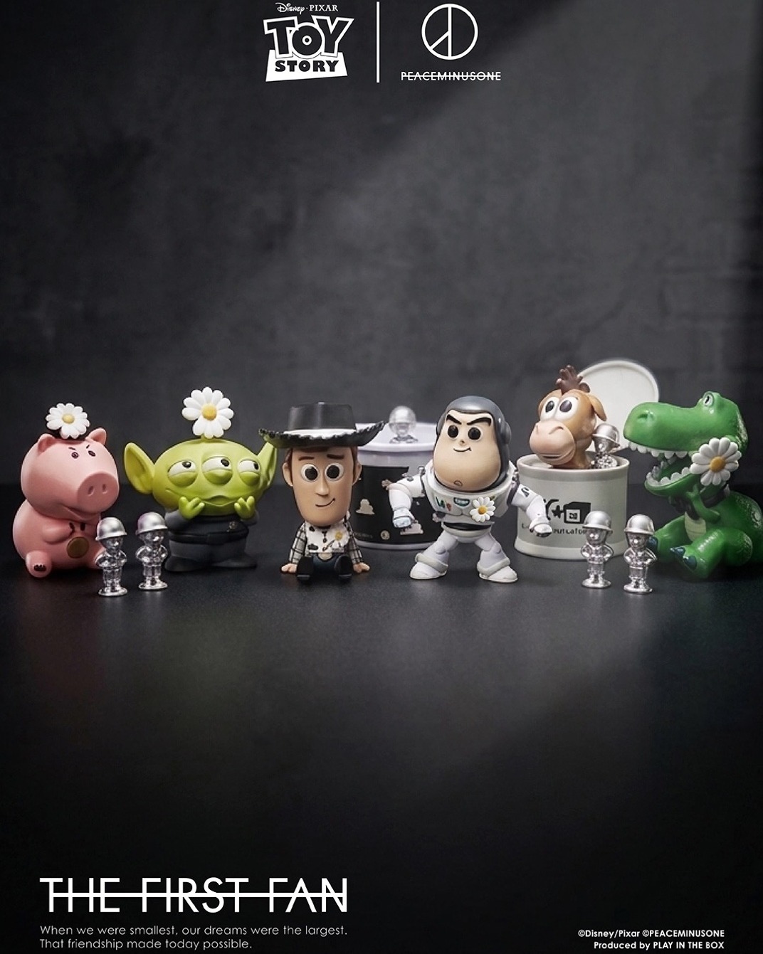 PEACEMINUSONE × Disney/Pixar ウッディ フィギュア PEACEMINUSONE x