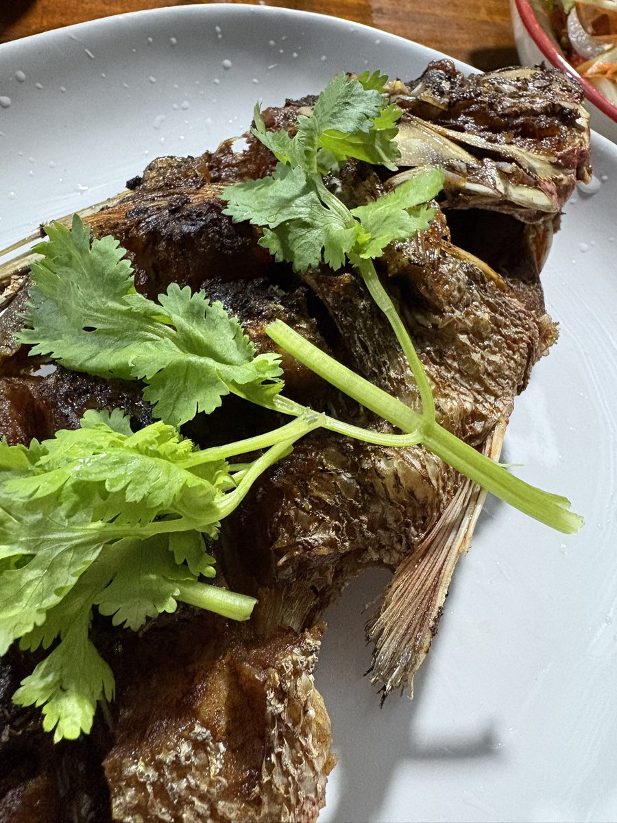 NochPH's tweet photo. #รีวิวพังงา #รีวิวเขาหลัก #อร่อยบอกต่อ 

ไม่อยากใช้คำว่าร้านลับ ร้านนี้ยังไม่ดัง มีแค่ 4 โต๊ะ อยู่ในหลืบ ในหมง เข้าซอยมา เป็นบ้านคนแบบทำกันเองหลังบ้าน ชื่อ ‘ลุงไก่ ปูนิ่ม’ แน่นอนปูนิ่มดีมาก และถูกมากๆ 

ใครชอบรสใต้แบบไม่หวาน ไม่ลดเผ็ดเอื้อฝรั่งจะฟินมาก น้ำพริกกุ้งสดอึ้งไปเลย หอยชักตีนสดน้ำจิ้มนัวรสหอย ปลากะพงแดงทอดแน่นกว่าปลากะพงขาว มาเย็นหน่อยข้างร้านเป็นบ่อน้ำสวยมาก ห่านว่ายไปมาอย่างโรแมนติก 

รสชาติที่คนใต้ด้วยกันอนุมัติ!