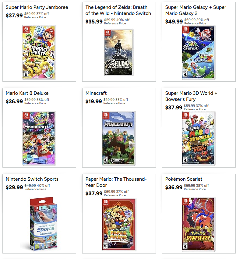 FatKidDeals's tweet photo. Switch games on sale, starting at $19.99!

https://t.co/bwUCy92kmk https://t.co/bRrx7x74eR